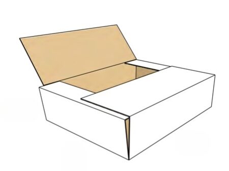 Etuis en croix à rabats courts