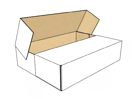 Boite fond et rabats