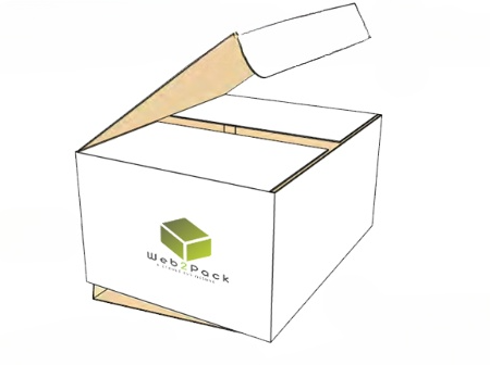 caisse à onglet d'insertion opposé