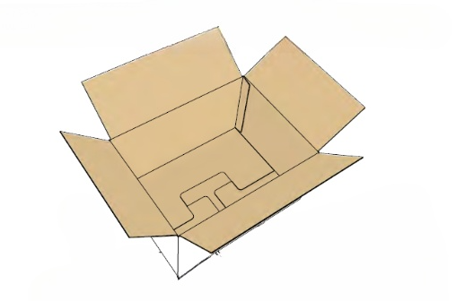 Caisse à rabats fond semi-auto