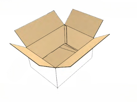 Caisse à rabats fond auto-renforcé