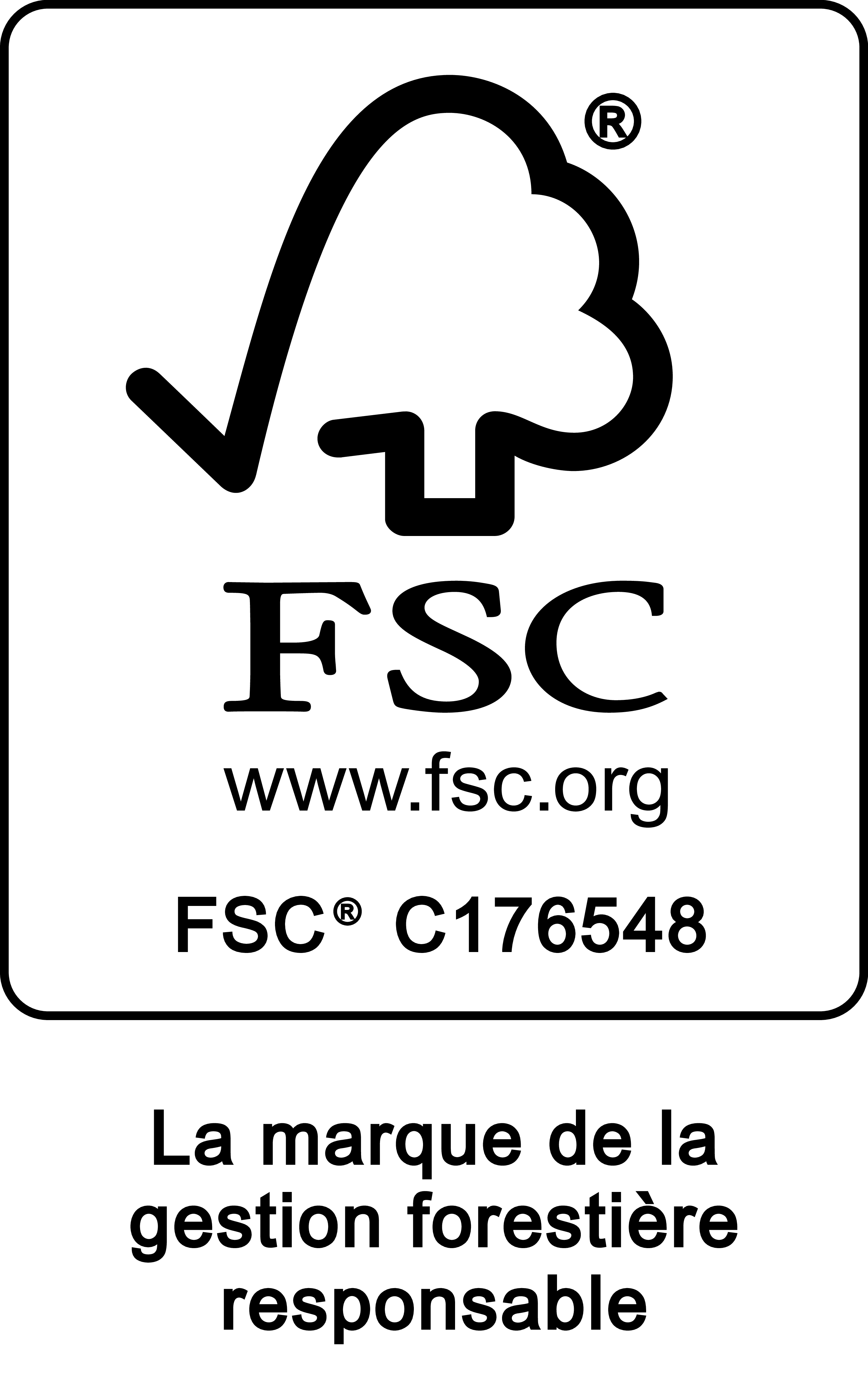 Logo FSC blanc